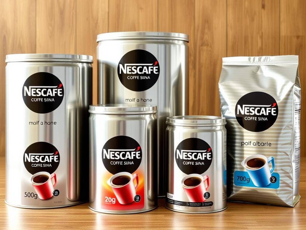 Large Nescafe coffee tins for wholesale bulk purchase