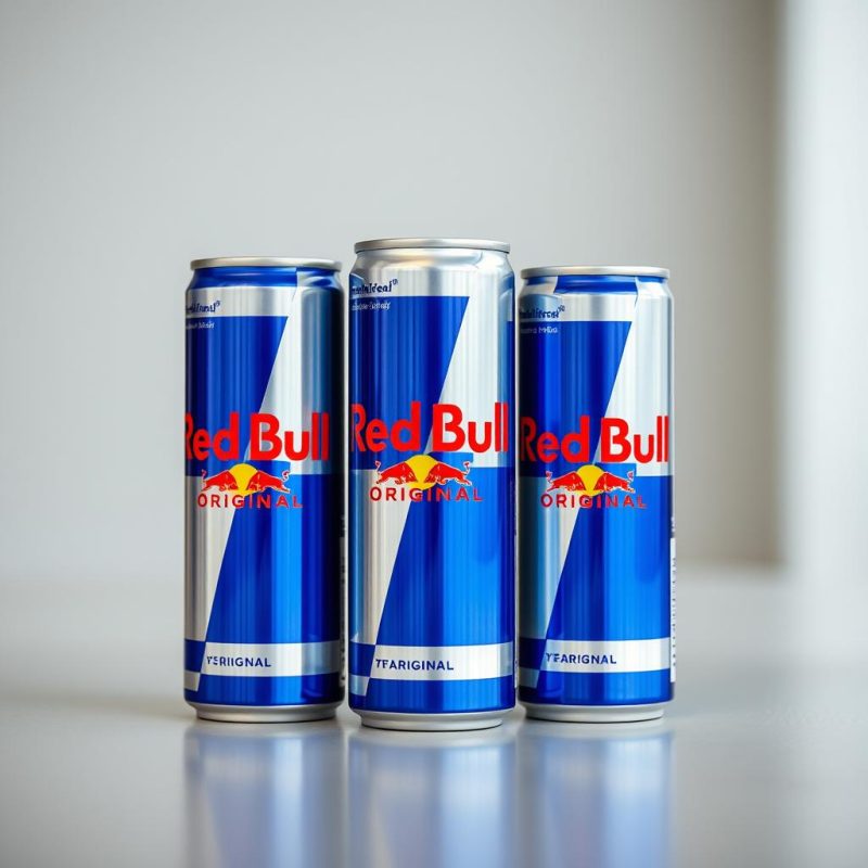Red Bull Original cans in various sizes available for bulk purchase