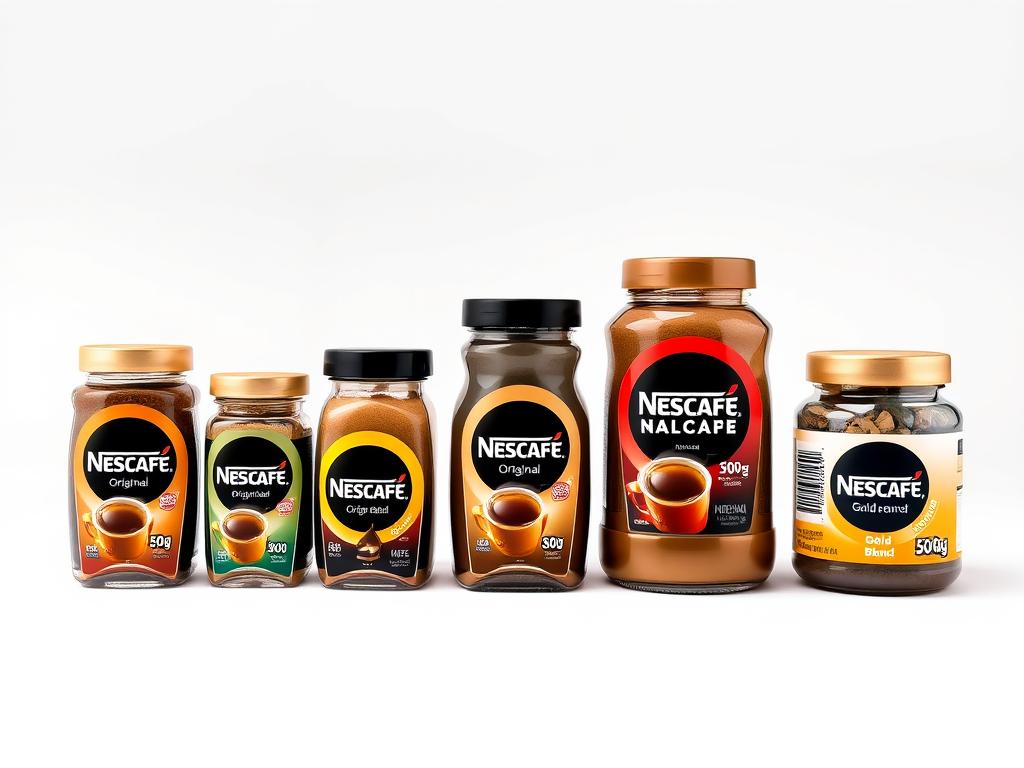 Wholesale Nescafe coffee jars in various sizes from 50g to 500g