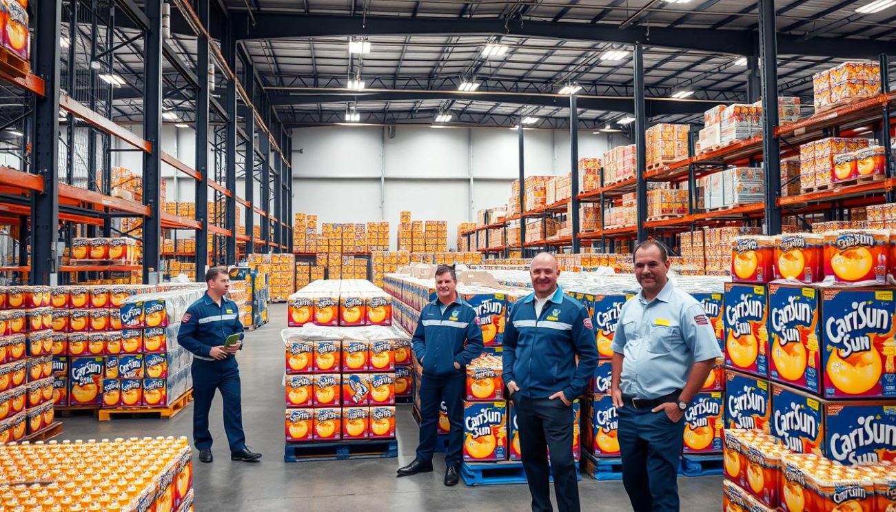 Zeki Frucht GmbH Warehouse with Capri Sun Wholesale Inventory