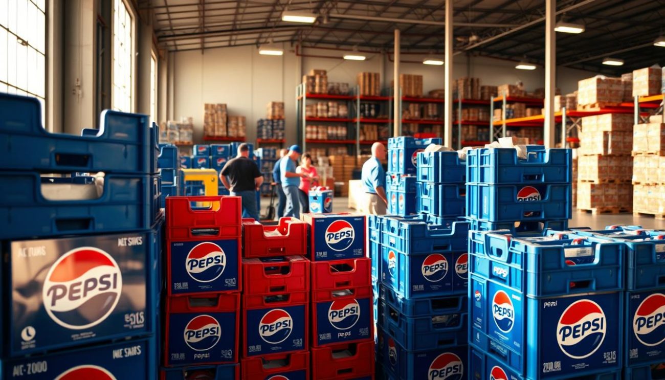 distribución de bebidas gaseosas Pepsi