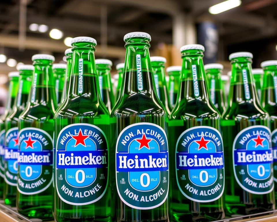 Bouteilles Heineken 0.0 sans alcool en format professionnel