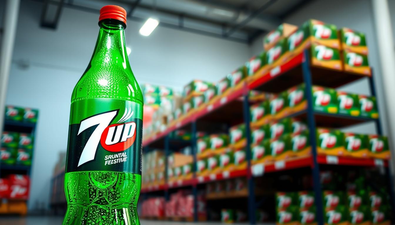 Distribuidor de refrigerante 7Up por atacado