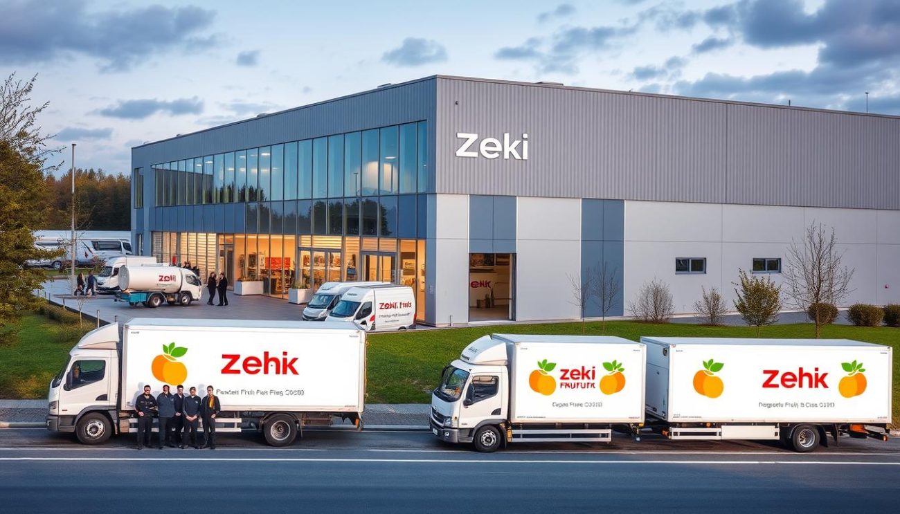 Đội ngũ chuyên gia Zeki Frucht GmbH và cơ sở sản xuất hiện đại