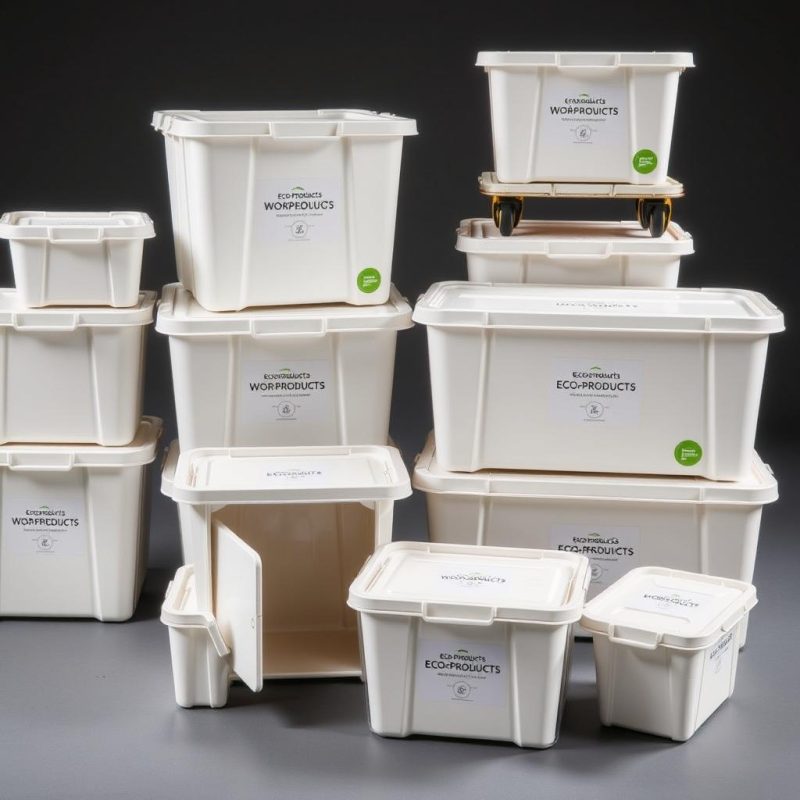 Eco-Products Worldview containers for sustainable takeaway food packaging