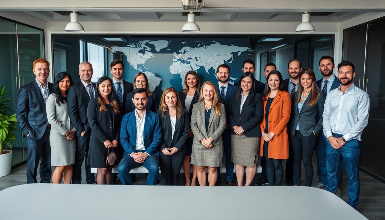 Equipo comercial internacional de Zeki Frucht GmbH, especialistas en aceite de girasol al por mayor