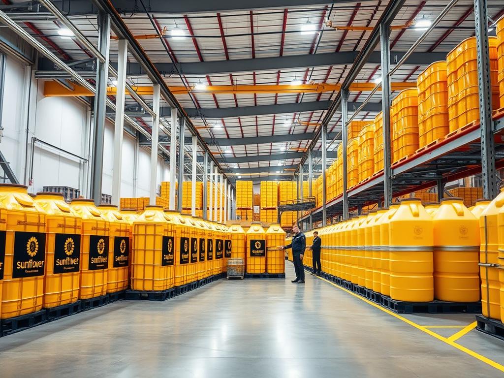 Instalaciones de almacenamiento de aceite de girasol al por mayor de Zeki Frucht GmbH