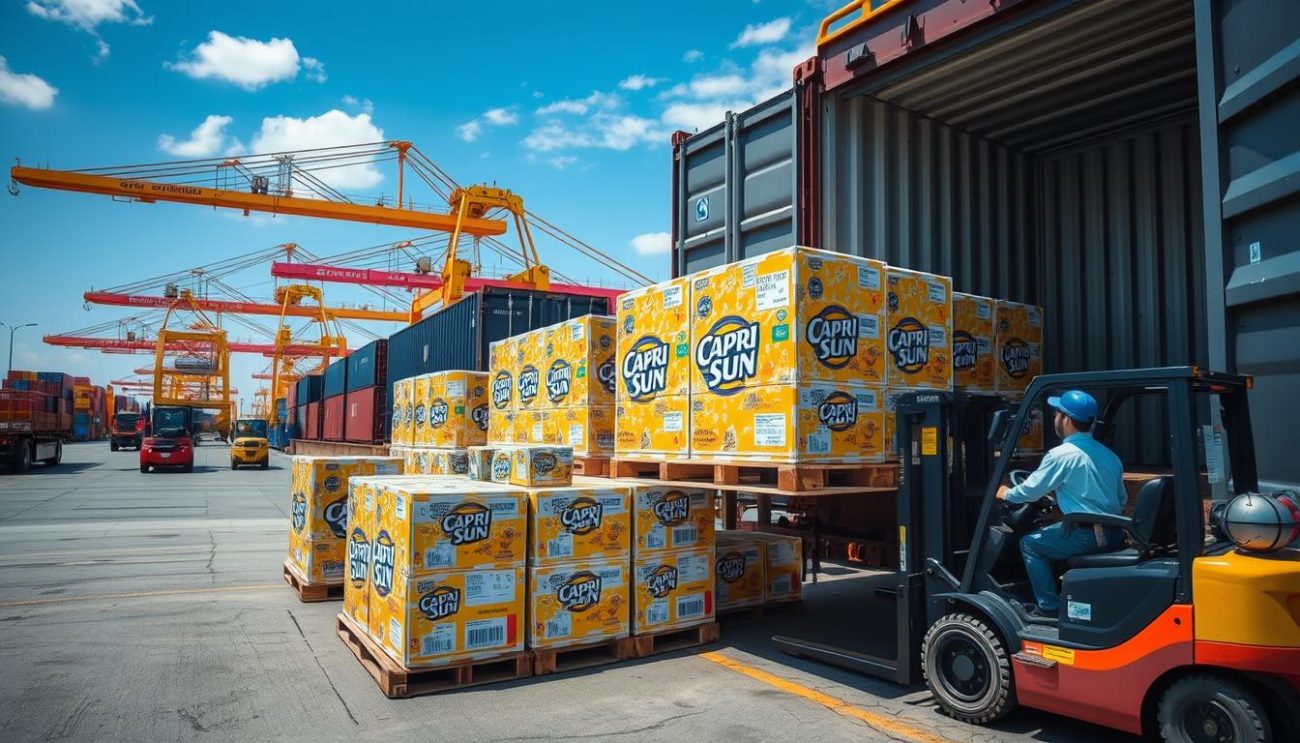 International shipping of Capri Sun wholesale orders