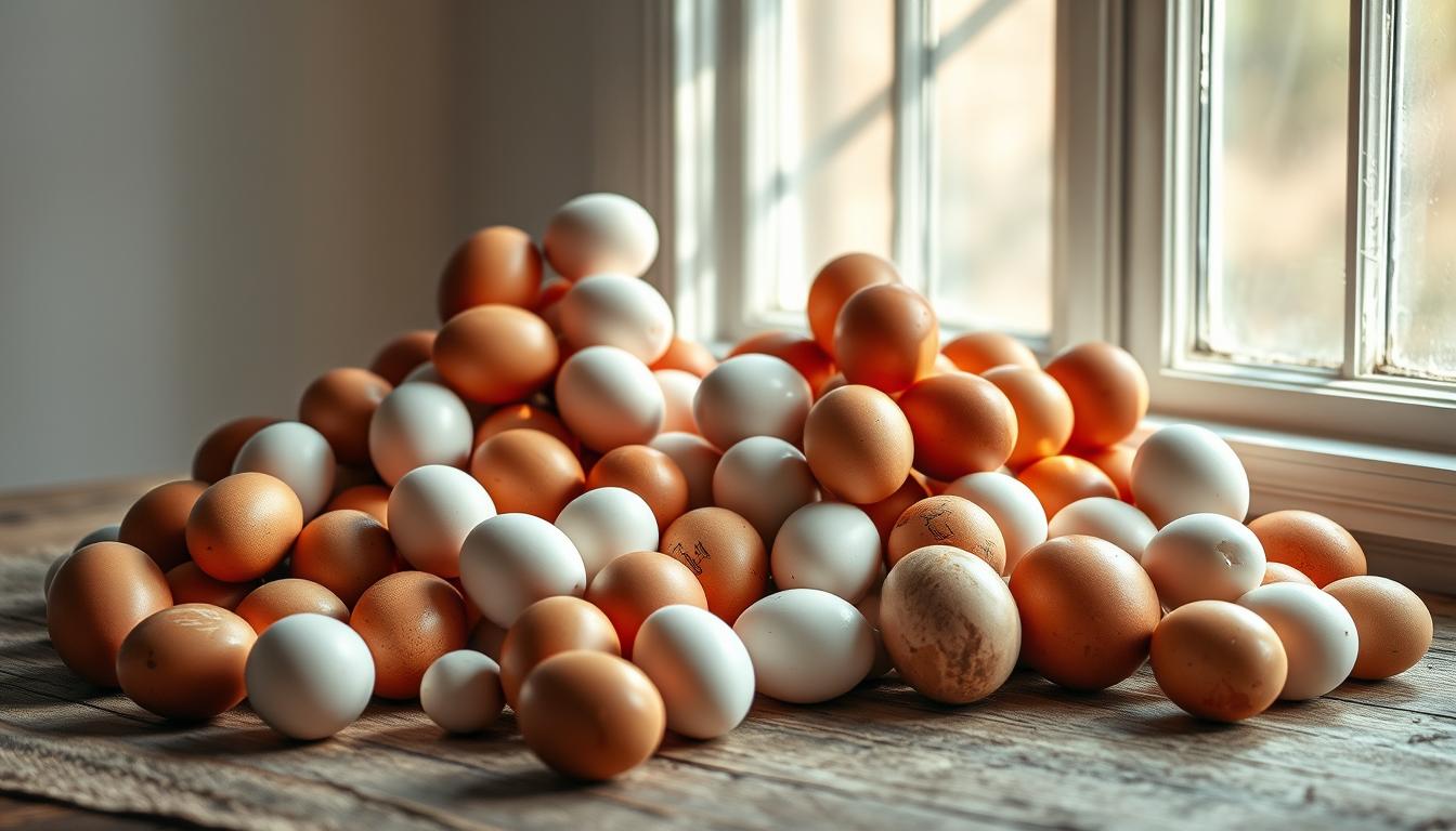 Ovos brancos e vermelhos por atacado Europa