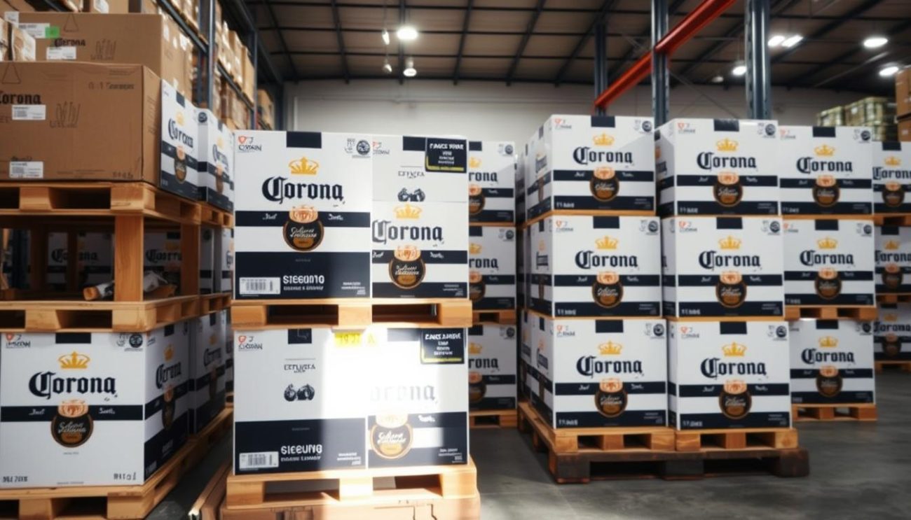 Palette de bière Corona en gros - Zeki Frucht GmbH