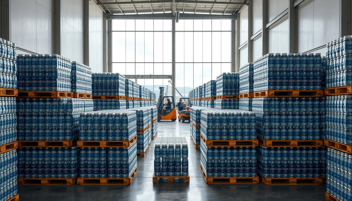 Sparkling water pallet orders