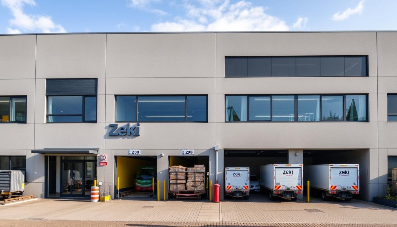 Zeki Frucht GmbH Hamburg headquarters with premium liquor warehouse and shipping facilities
