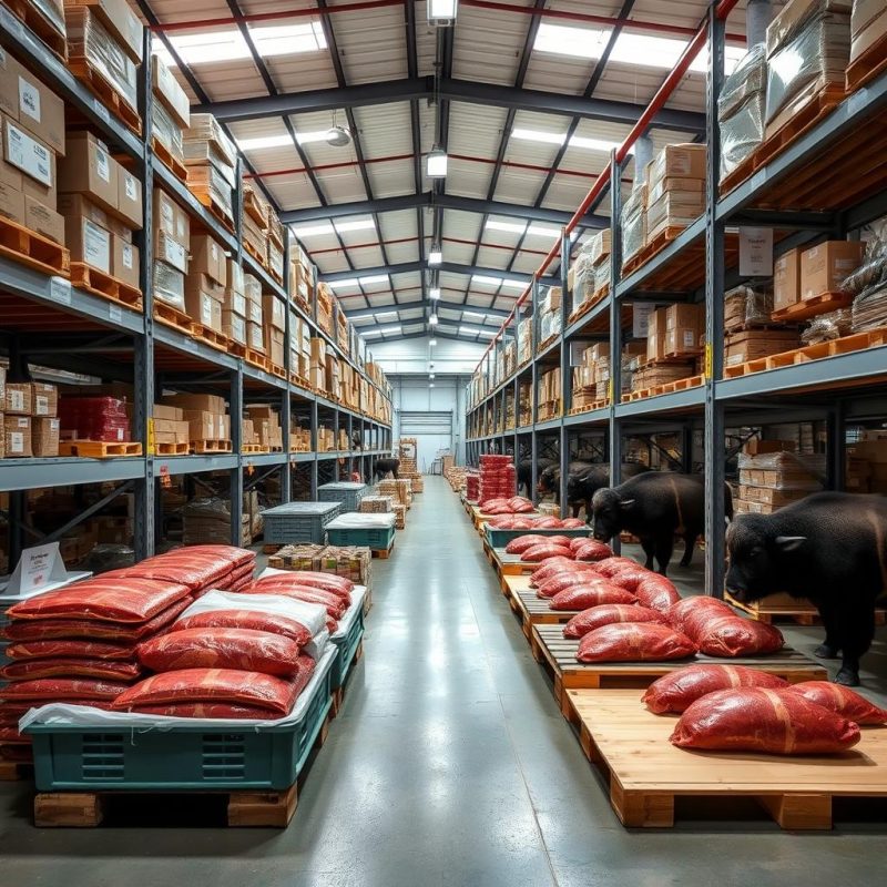 Buffalo meat supply chain management