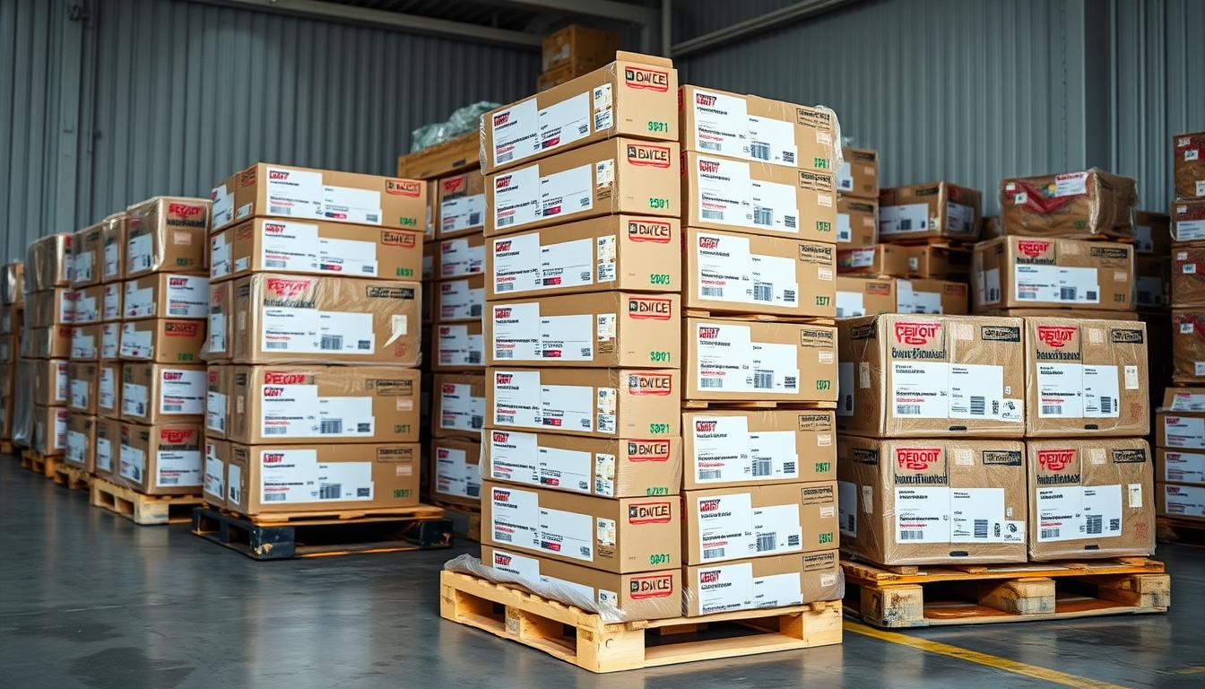 IQF frozen chicken feet pallets ready for export — Zeki Frucht GmbH