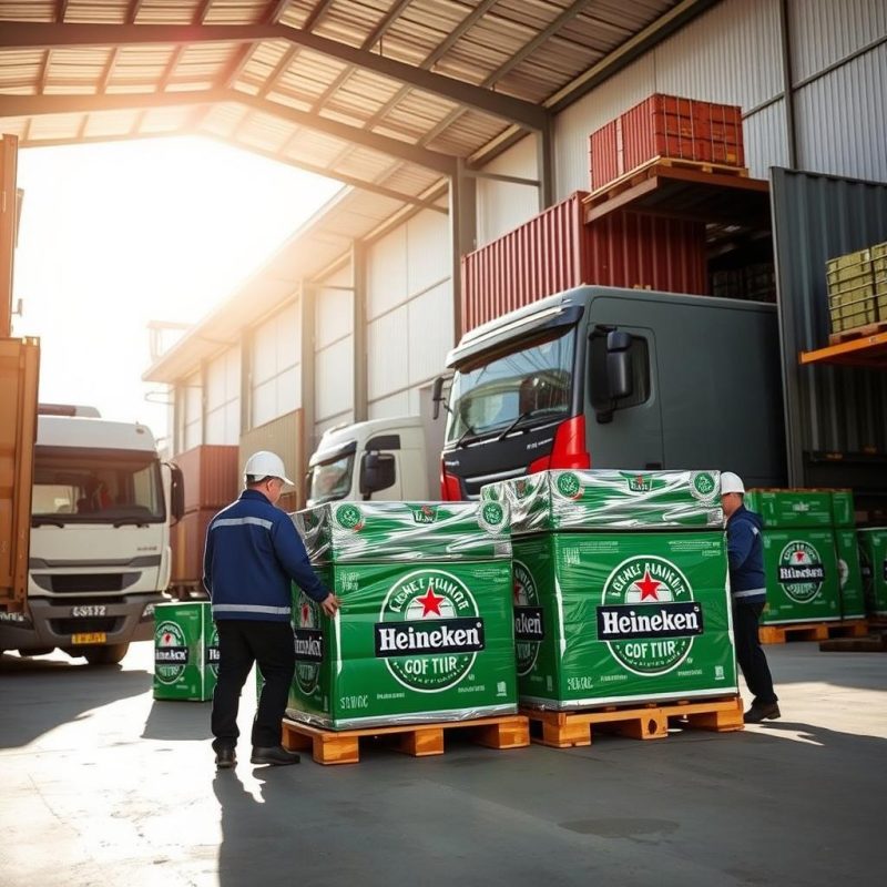 Reliable logistics for Heineken Beer distribution to Middle East countries