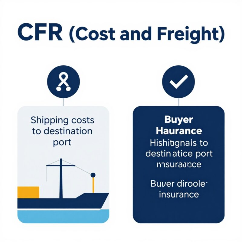 CFR shipping term visualization for Red Bull pallets Canada wholesale