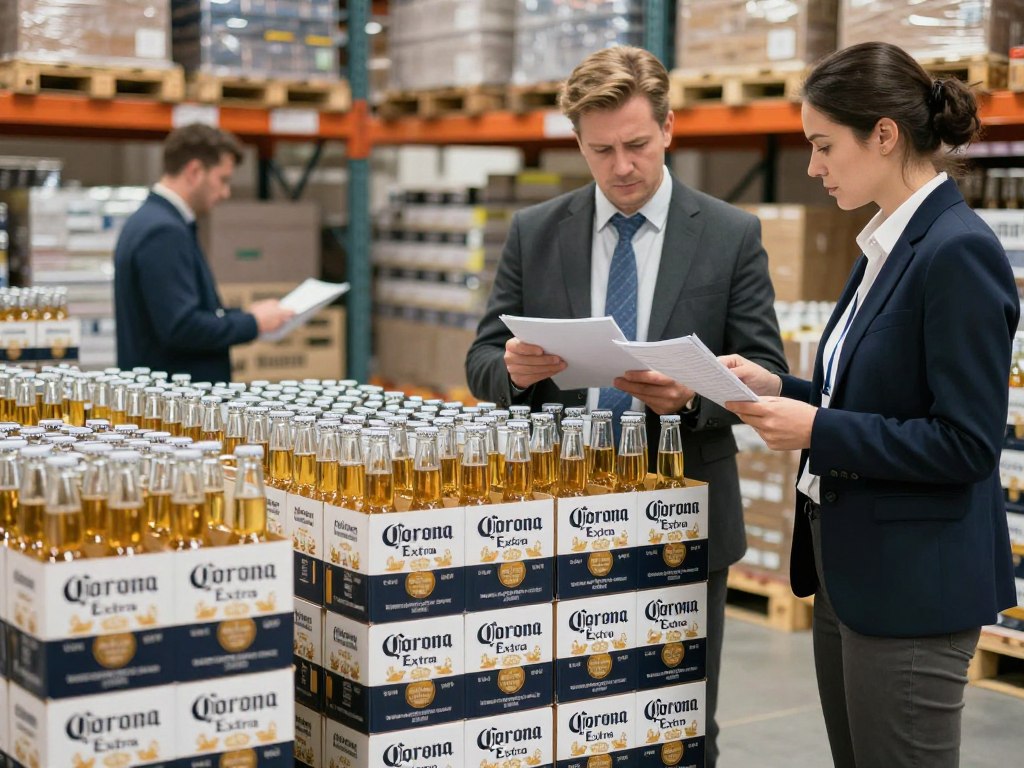 Corona Extra wholesale order being prepared for Swedish distribution