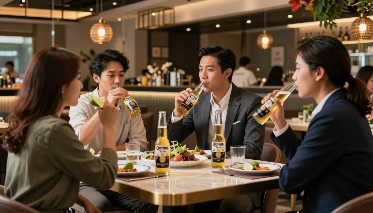 Nhà hàng cao cấp phục vụ bia Corona Extra tại Việt Nam