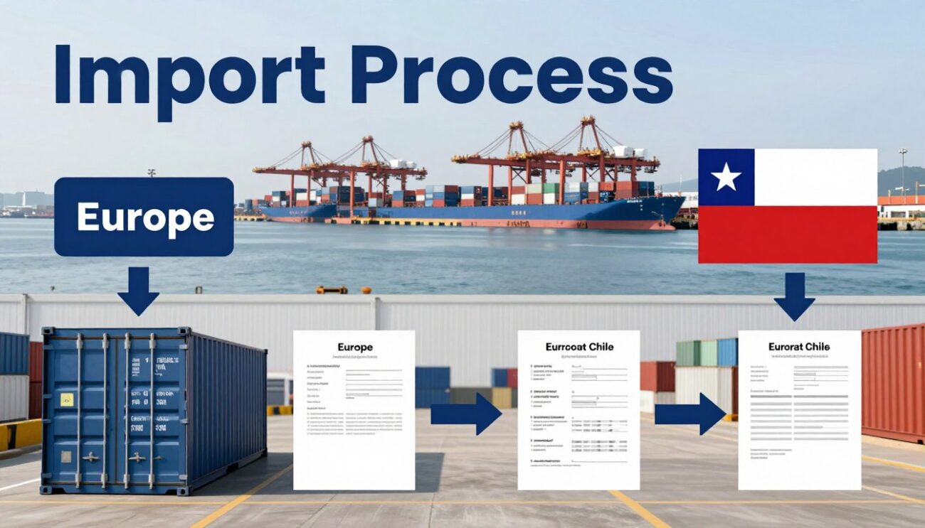 Proceso de importación de cerveza Corona Extra desde Europa a Chile