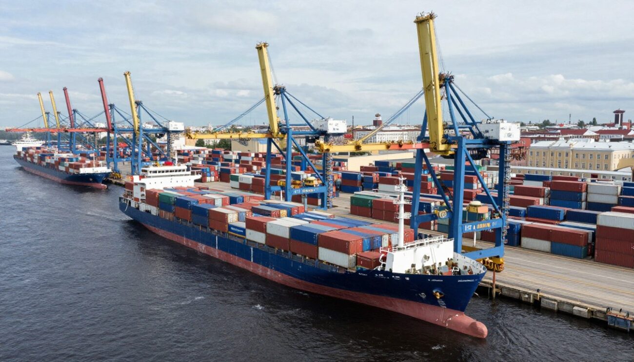 Морской порт Санкт-Петербурга - пункт выгрузки оптовых партий пива Corona Extra