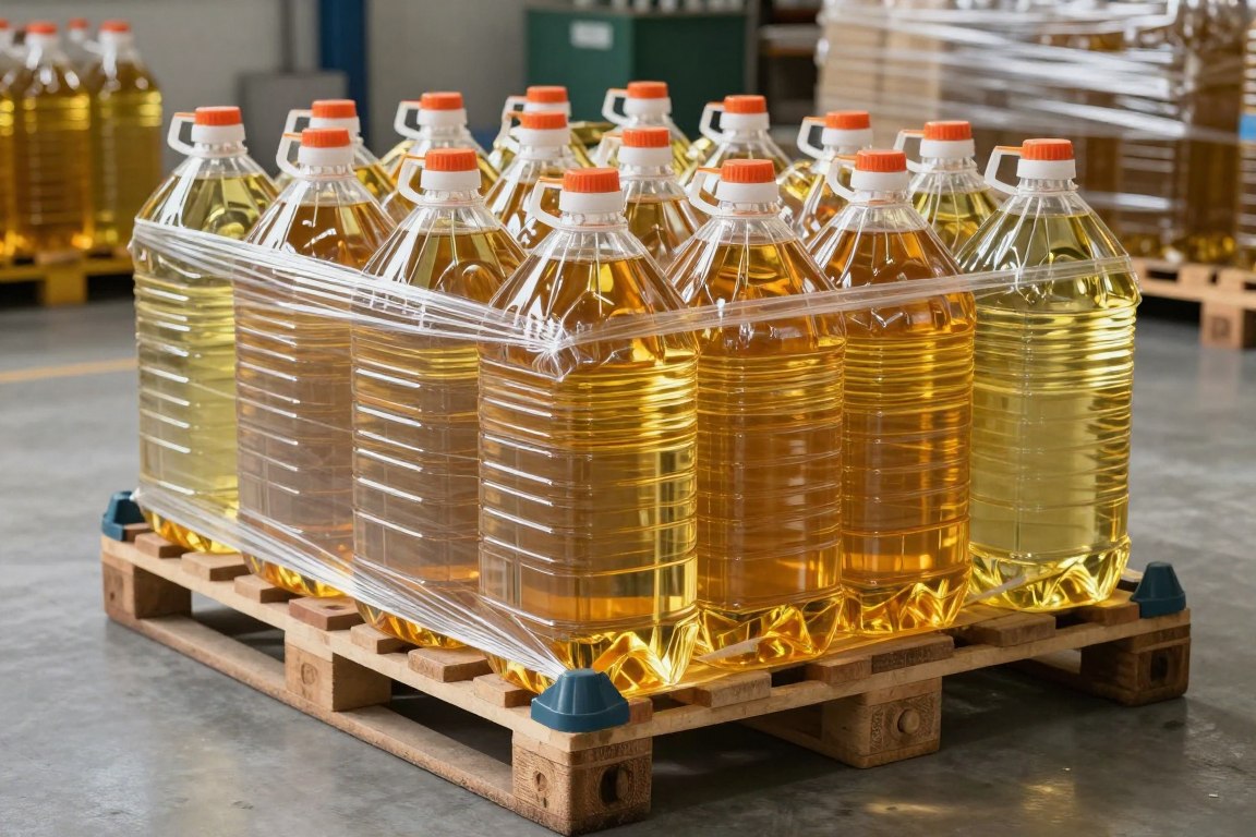 Aceite de girasol al por mayor México - Bidones industriales de 20L en pallet