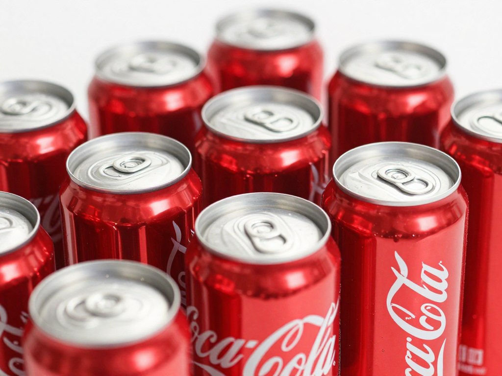 Coca-Cola en latas de 330ml para distribución mayorista en Chile