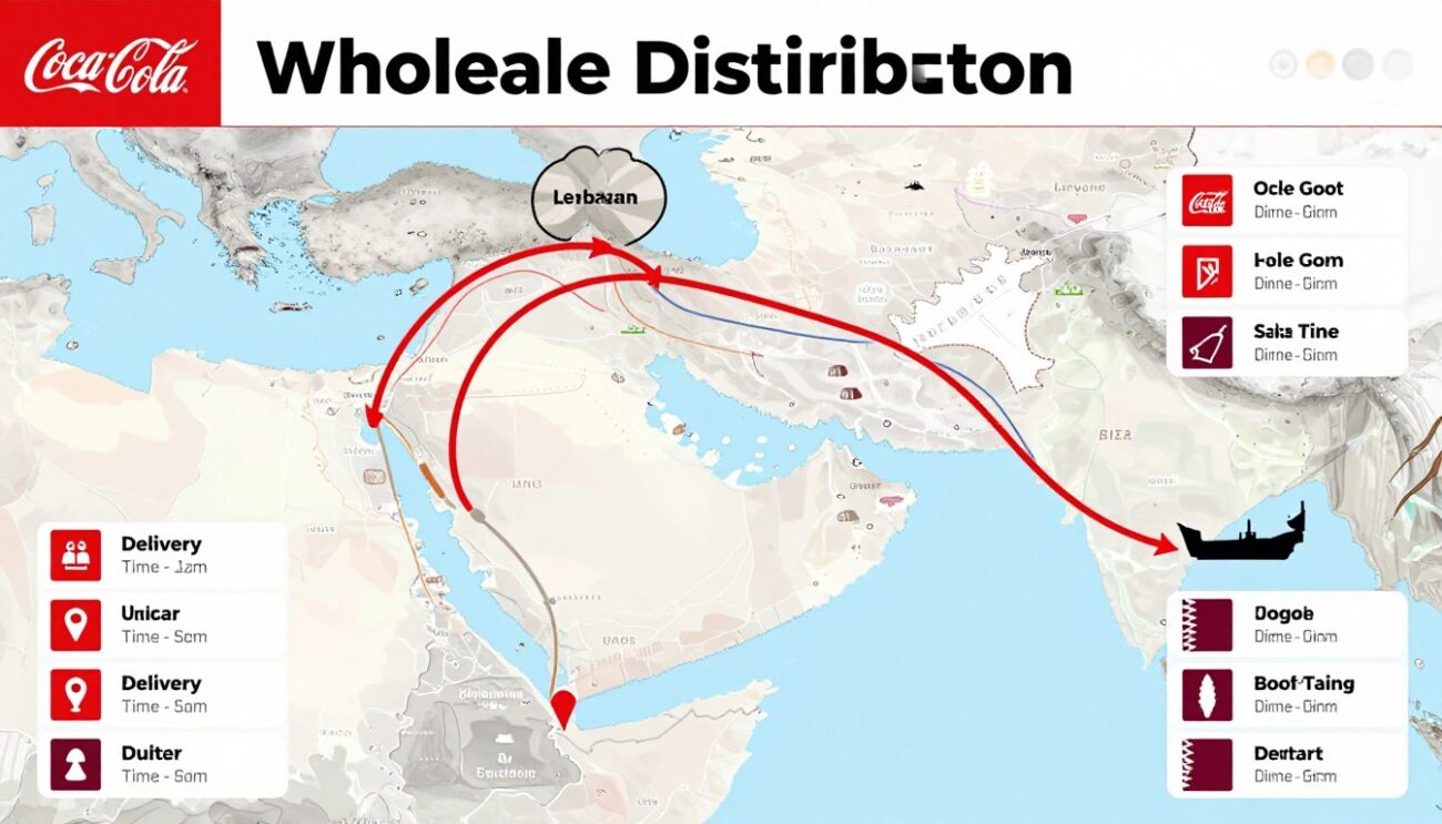 Coca-Cola wholesale distribution network across Middle East region