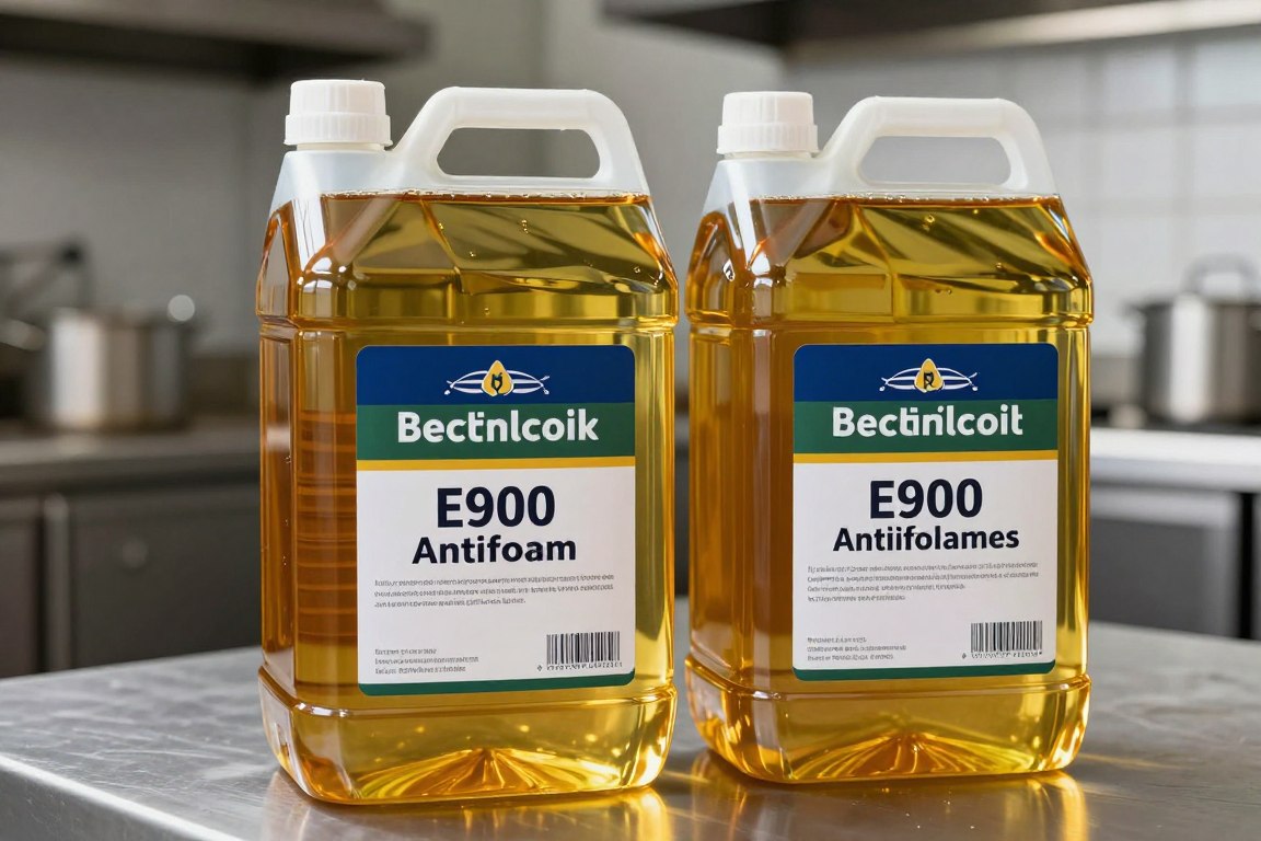 Commercial frying oil with E900 antifoaming agent for Asian foodservice and manufacturing applications