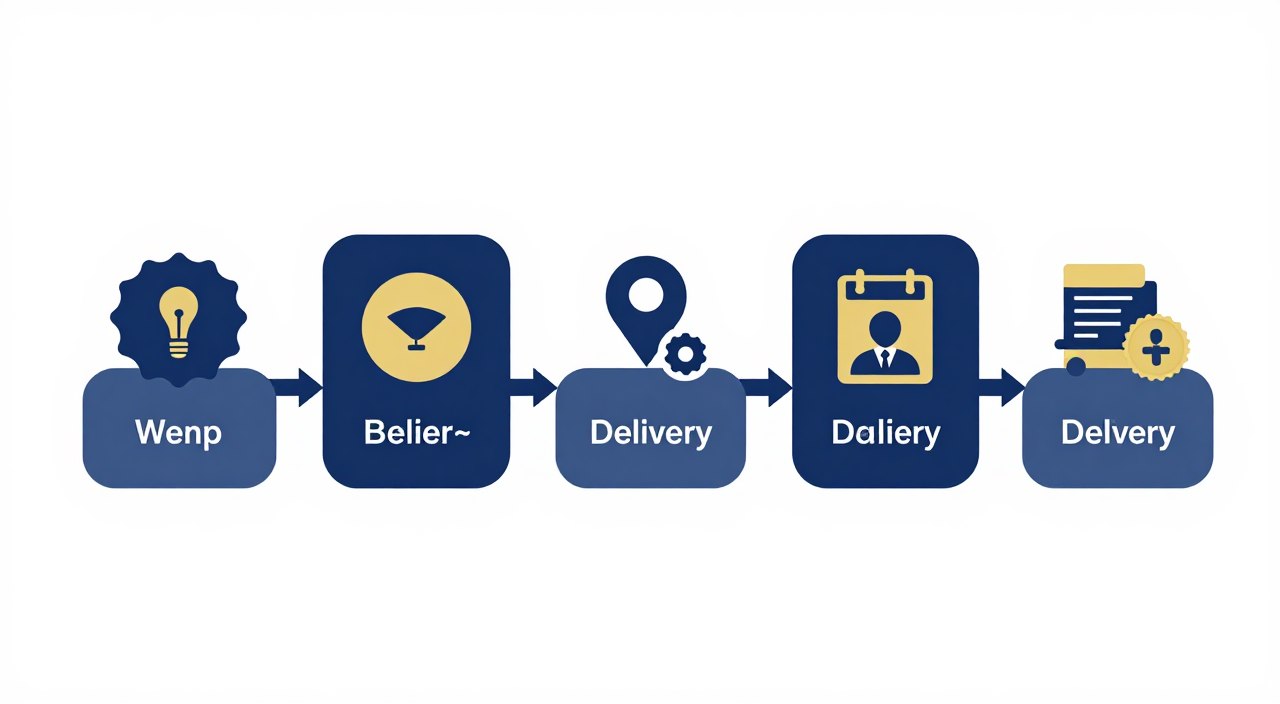 Complete workflow diagram for Hennessy VSOP wholesale from inquiry to delivery