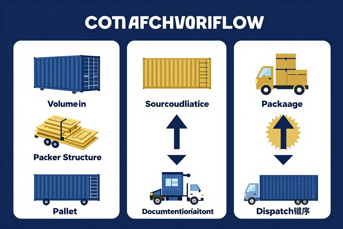 Container loading workflow for Martell Cordon Bleu wholesale cognac export