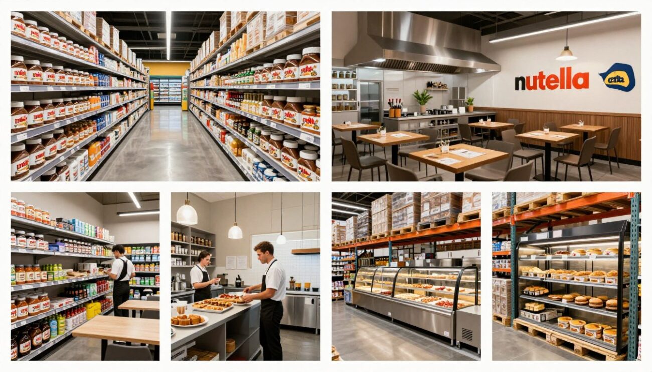 Diverse business professionals representing Mexican wholesale buyers in food distribution sector