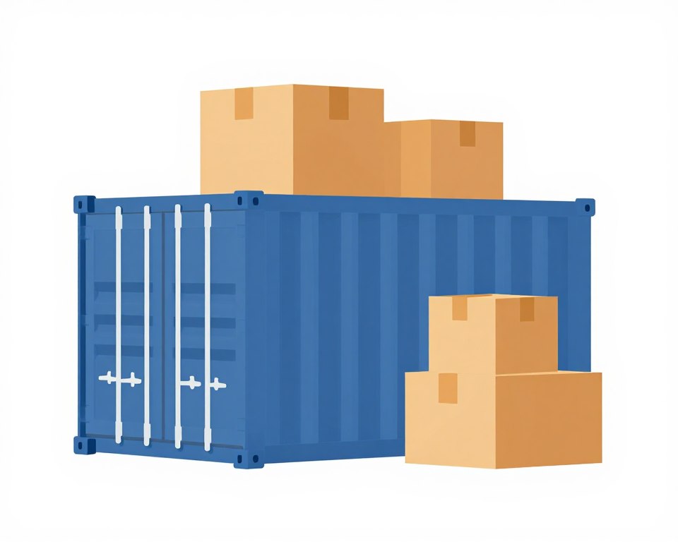 Export packaging preparation for Hennessy VSOP containers