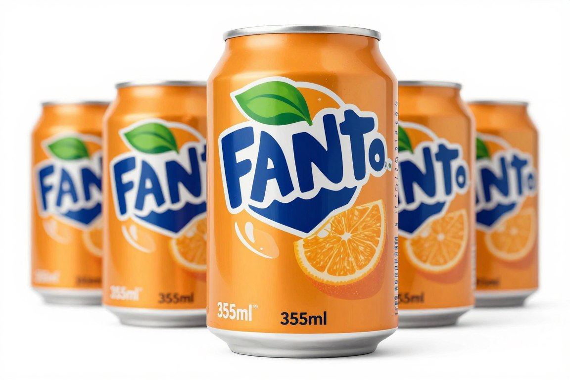 Fanta 355ml aluminum can North American format
