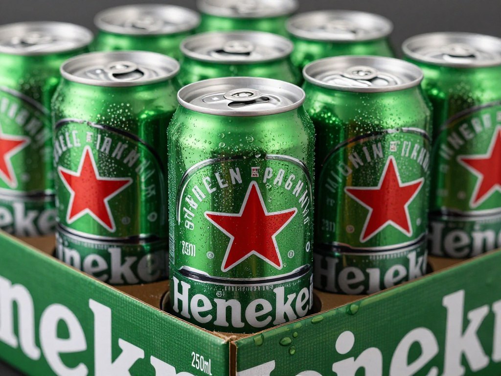 Heineken cans wholesale format for retail distribution