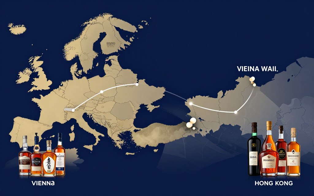 Hennessy XO wholesale coordination from Vienna to Asian markets