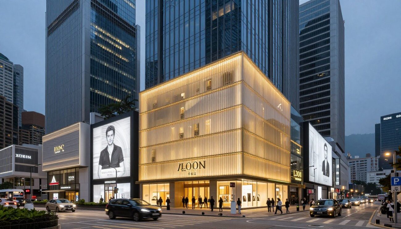 Hong Kong luxury retail and hospitality district
