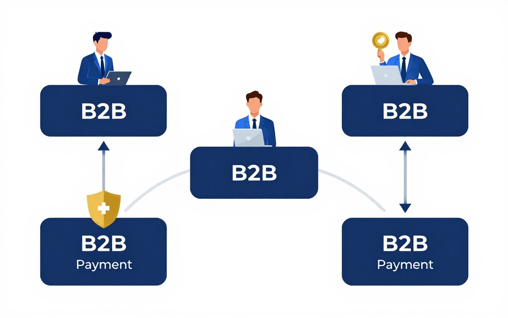 International B2B payment structure illustration