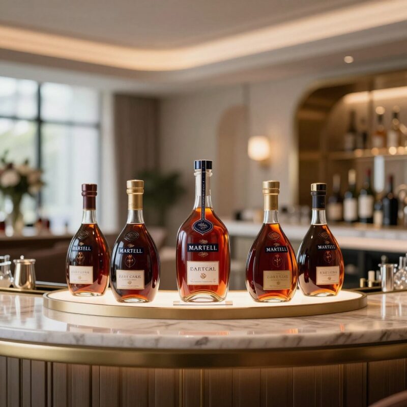 Khách sạn và nhà hàng cao cấp phục vụ rượu Martell