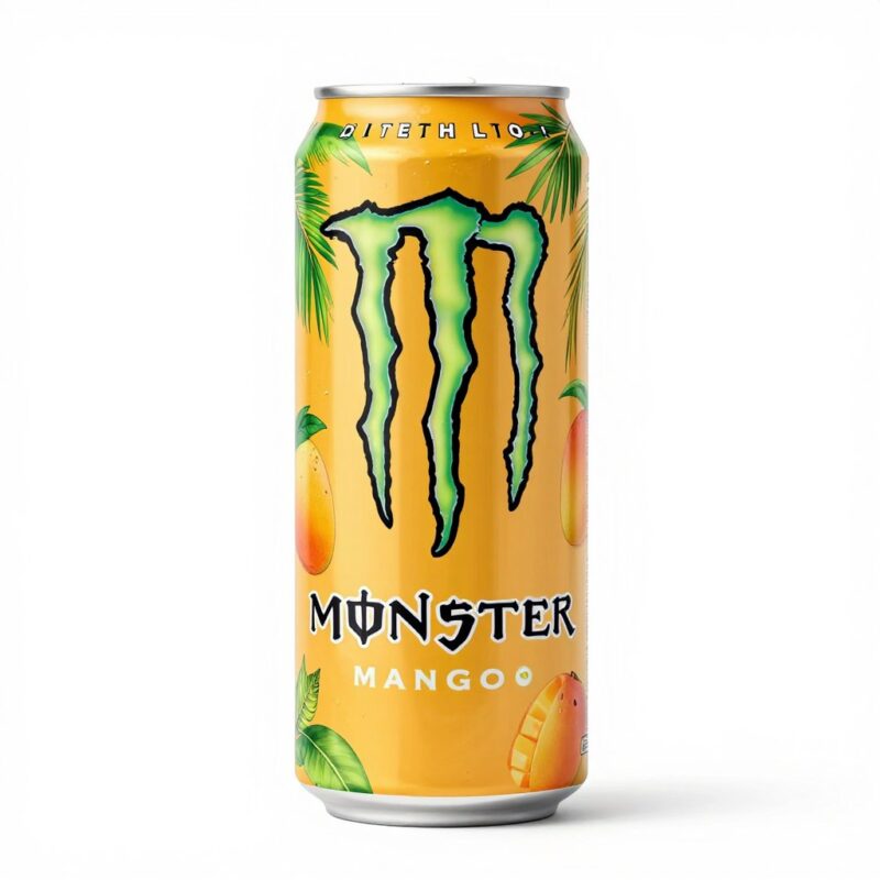 Monster Energy Mango Loco lon 500ml - hương vị trái cây nhiệt đới được ưa chuộng
