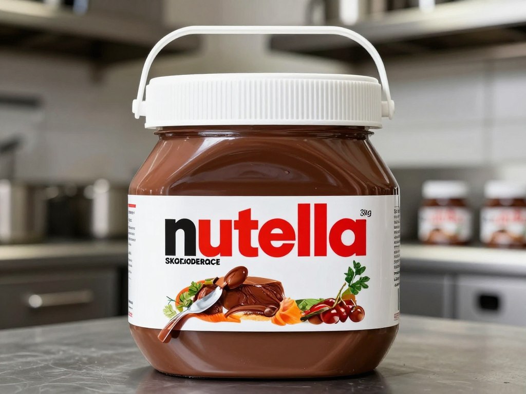 Nutella 3kg tubs wholesale packaging for catering and baking