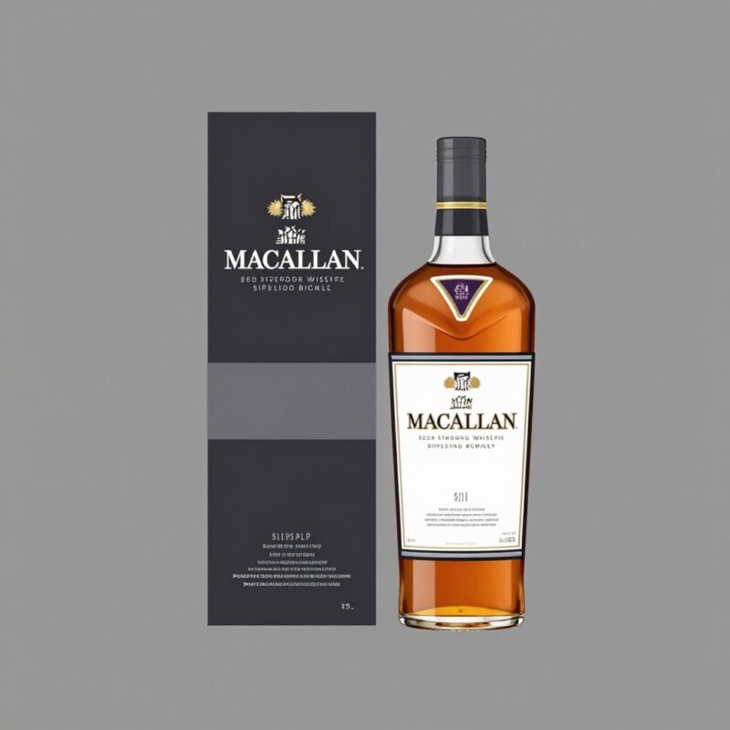 Original packaging integrity for Macallan whisky export