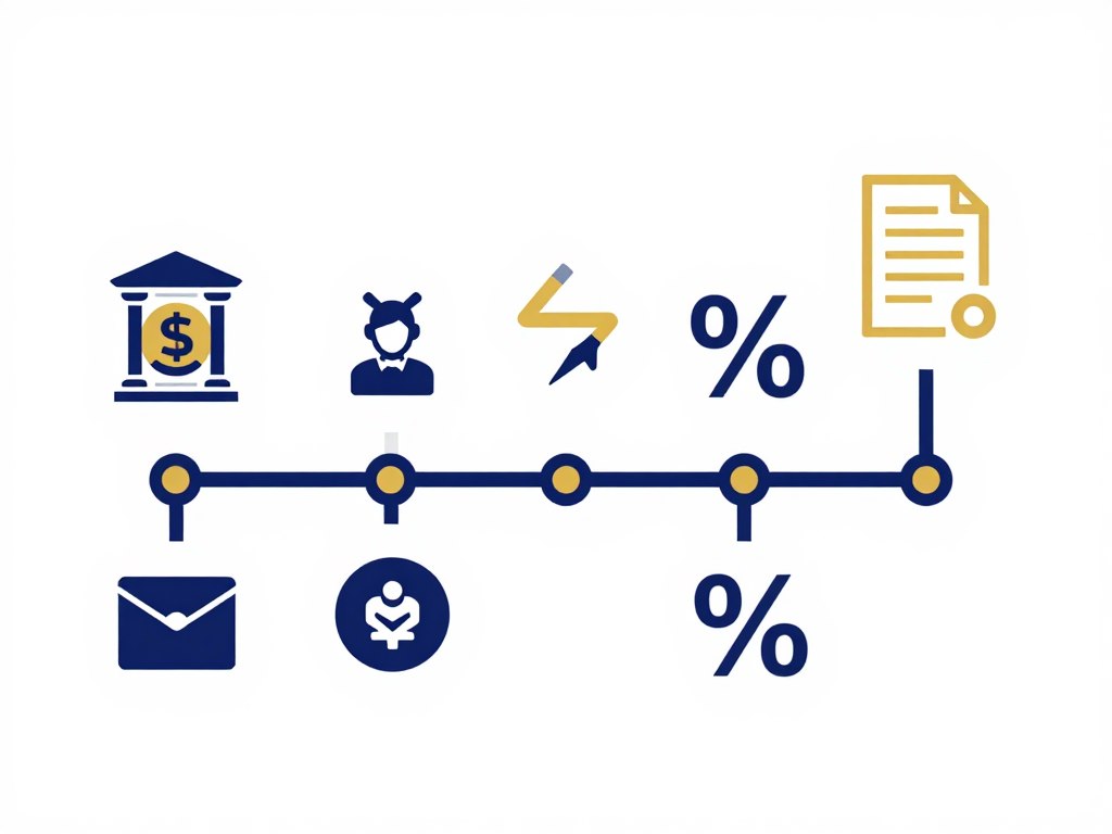 Payment terms and commercial transaction illustration