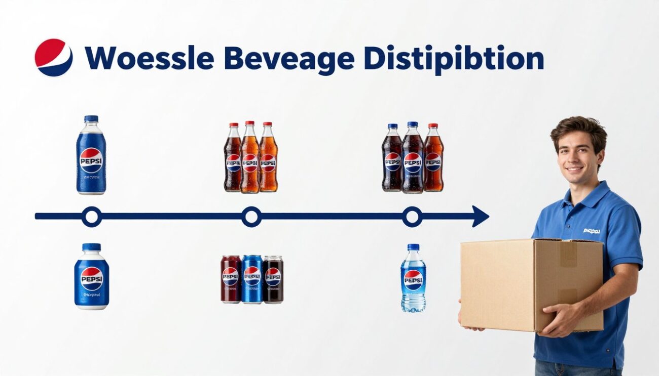 Pepsi wholesale order fulfillment process for UAE distribution