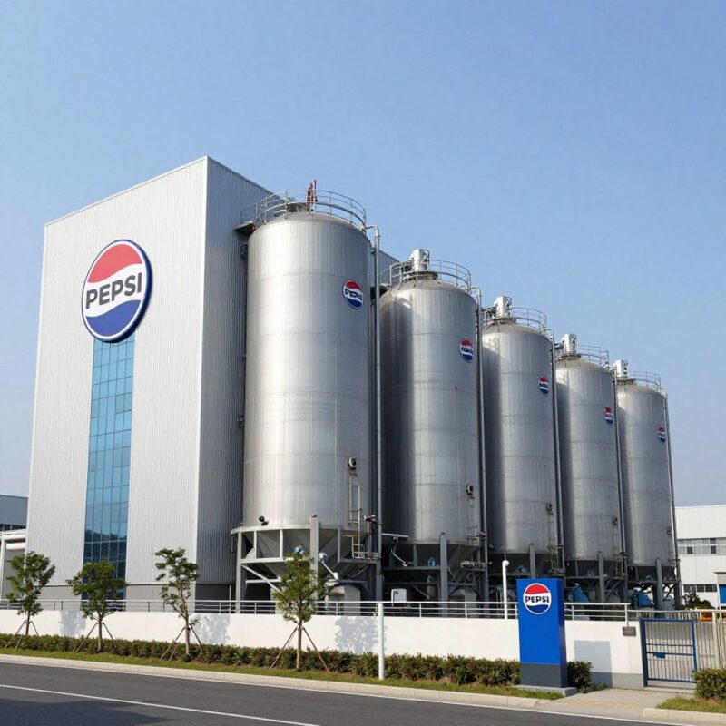 Planta de producción de Pepsi en Francia