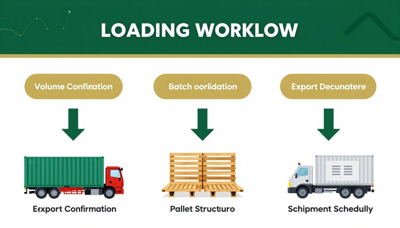 Scotch whisky container loading process workflow for Asia-Pacific wholesale distribution