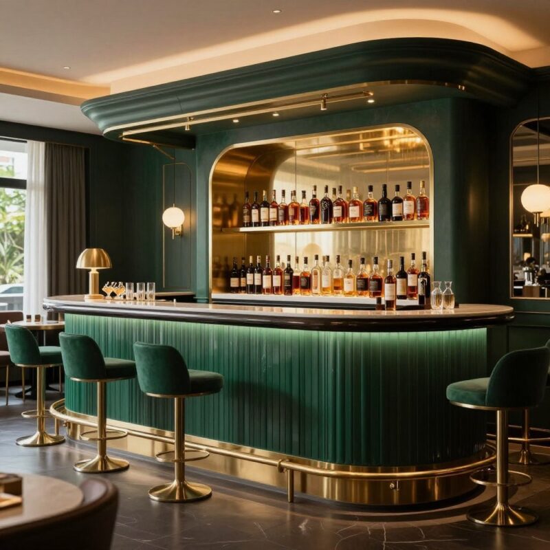 Singapore luxury hospitality interior representing premium whisky market channels