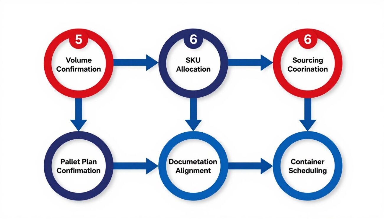 Soft drink wholesale distributor workflow infographic from order to dispatch