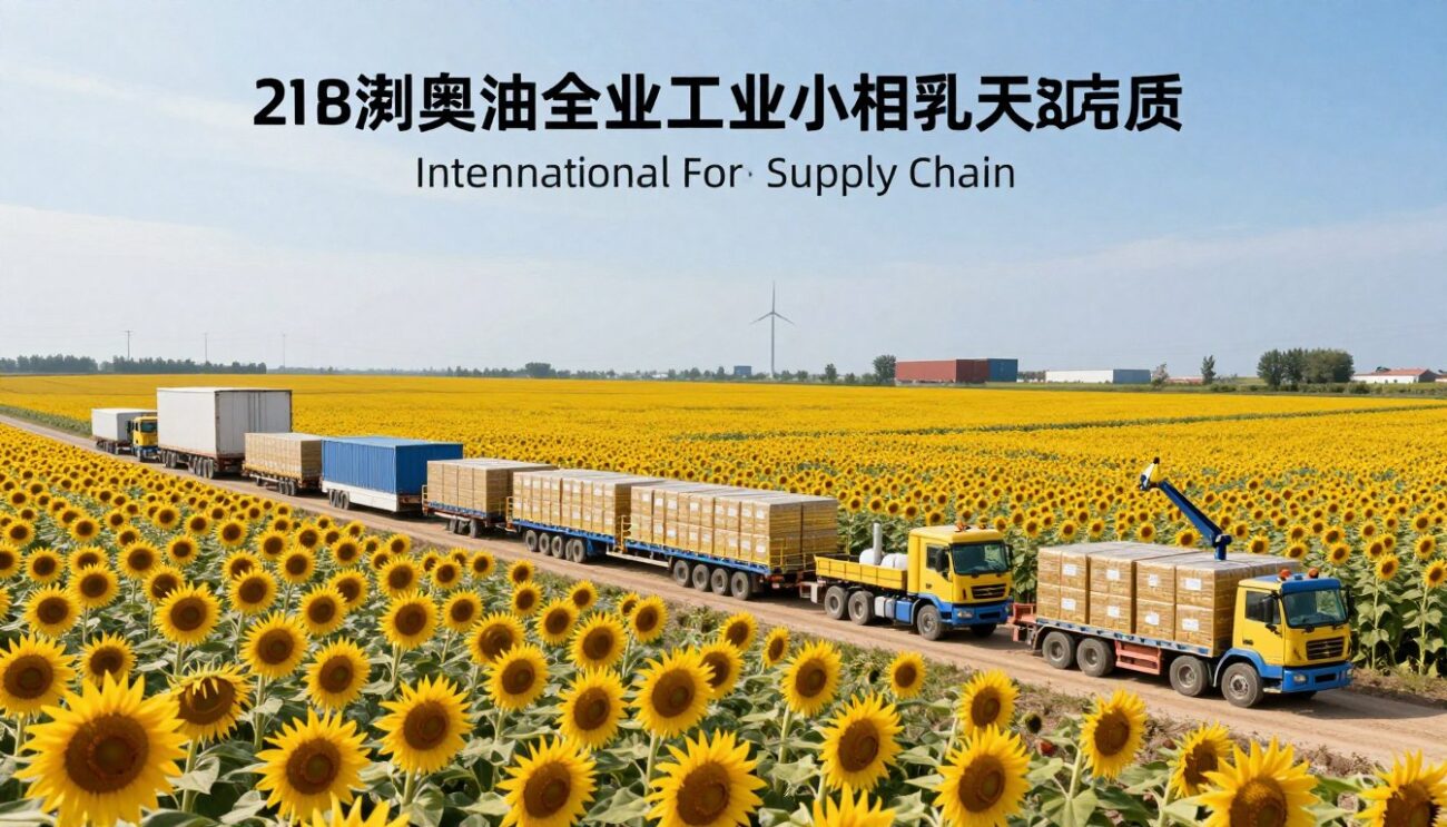 Sunflower oil wholesale supply chain from Ukraine to Asian markets