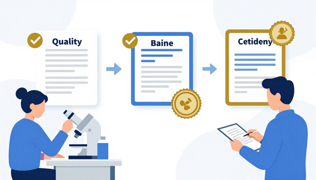 authentic product verification and quality control concept