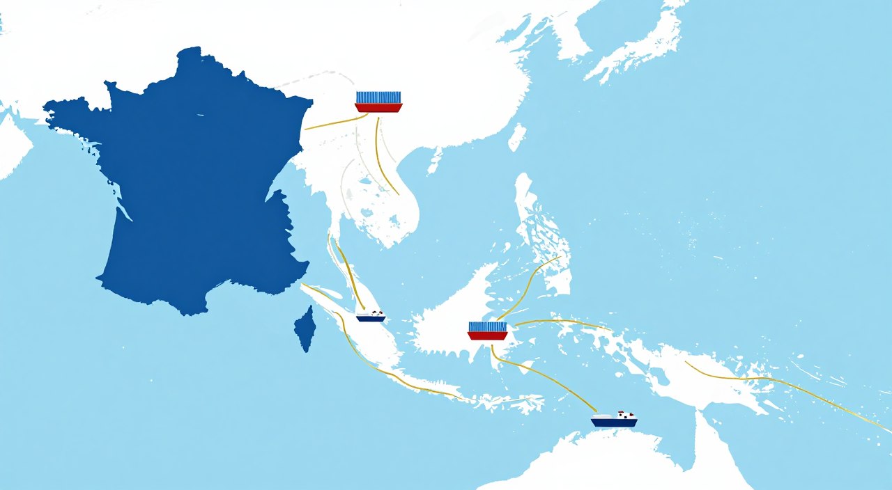 hennessy cognac bulk distributor shipping route map